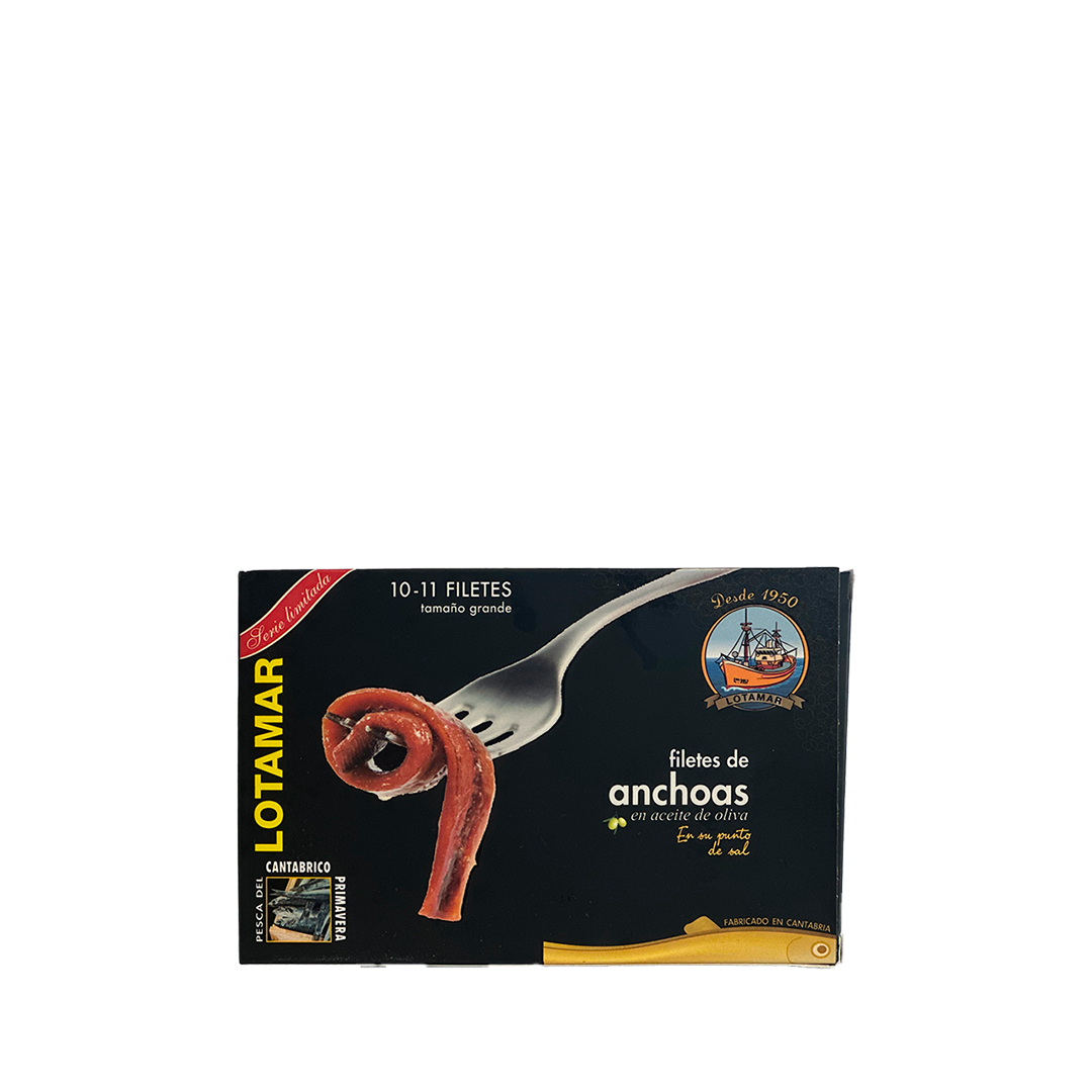 Lotamar 10-11 filetti di acciughe del Cantabrico in olio di oliva SERIE LIMITADA 120 g