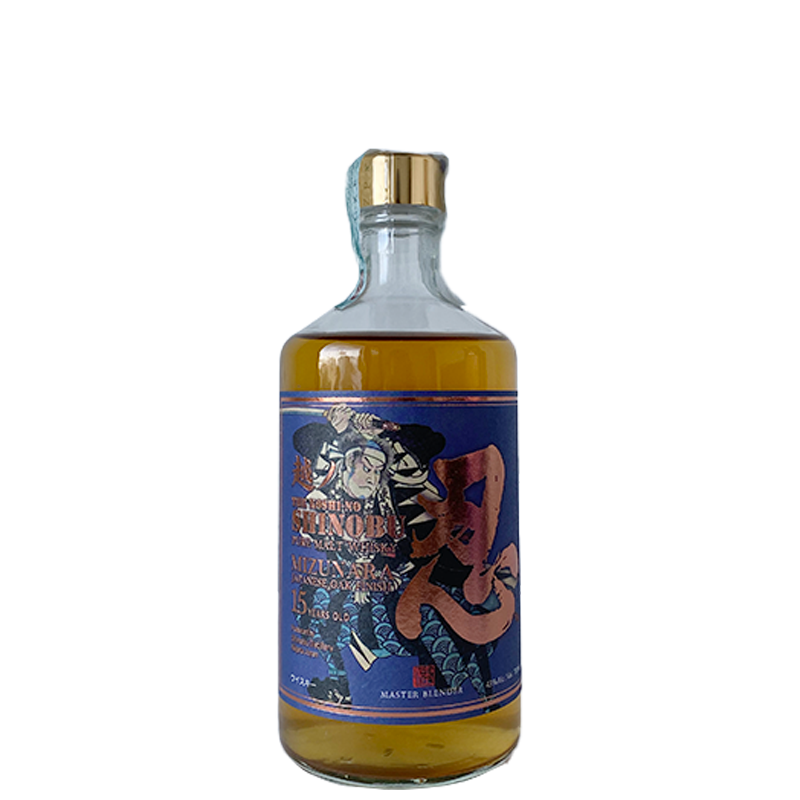 Whisky The Koshi-no Shinobu Pure Malt 15 Years Mizunara finish 70 cl