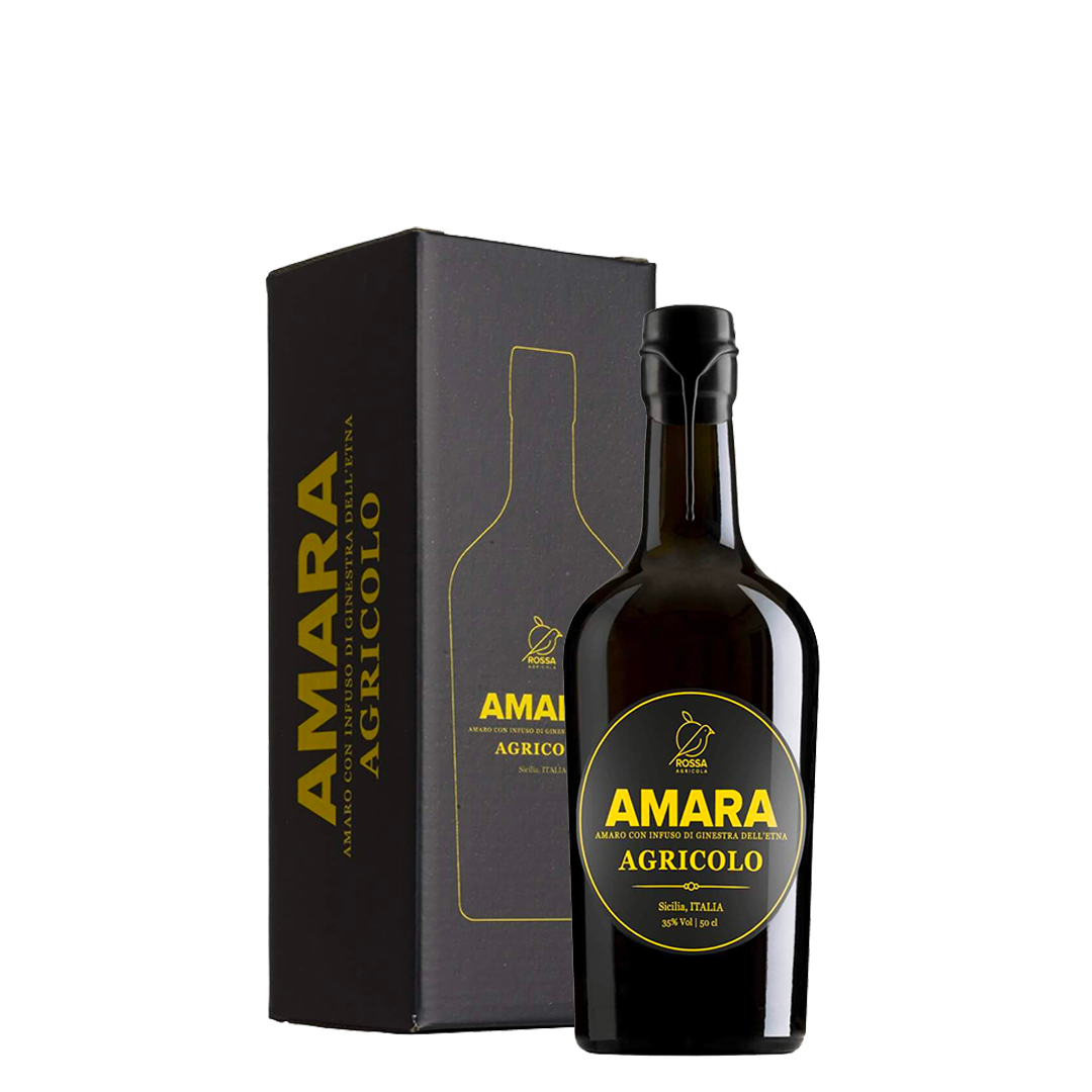 Amaro Amara Agricolo con infuso di ginestra dell'Etna 50 cl