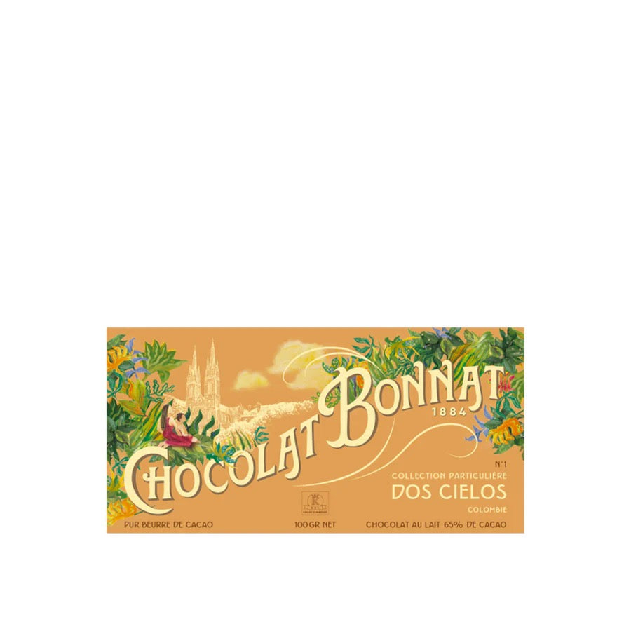 Bonnat tavoletta di cioccolato Dos Cielos Colombia 65% Collection Particulière 100 g