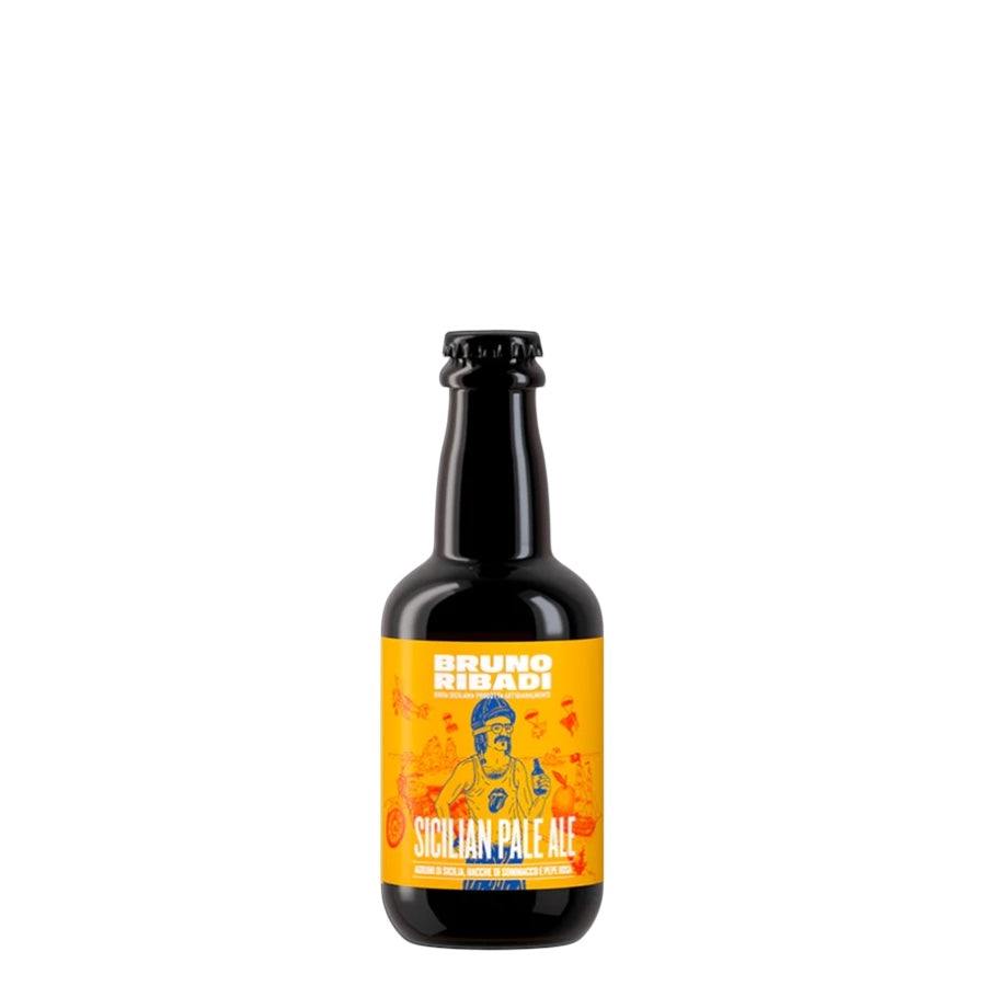 Bruno Ribadi Birra Sicilian Pale Ale agrumi di Sicilia, bacche di sommacco e pepe rosa 33 cl
