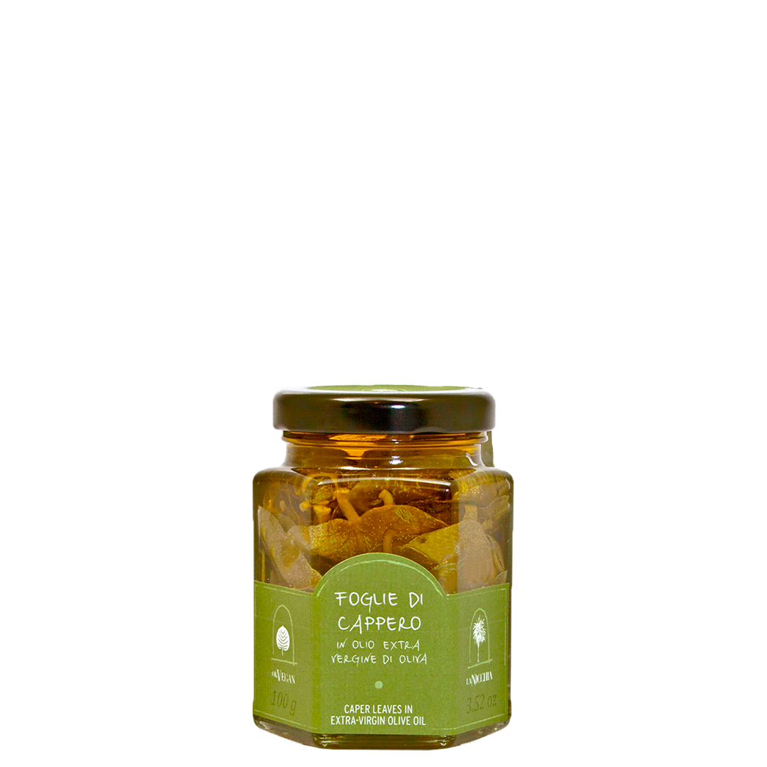La Nicchia foglie di cappero in olio extra vergine d'oliva 100 g