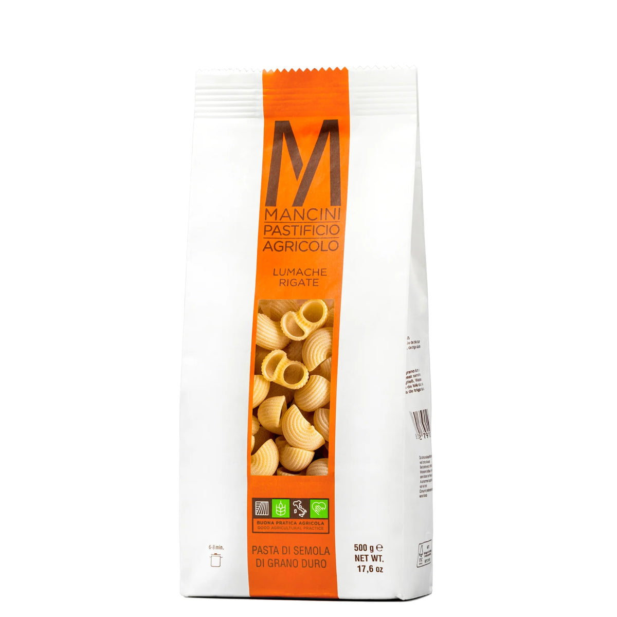 Mancini Pastificio Lumache Rigate 500 g