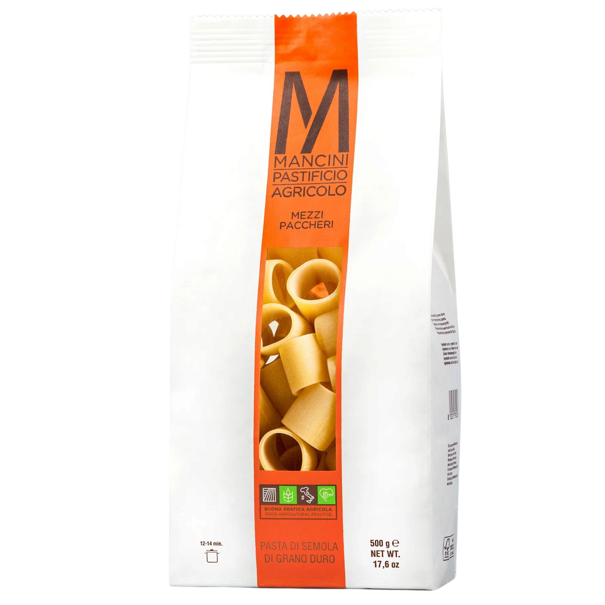Mancini Pastificio Mezzi Paccheri 1 kg