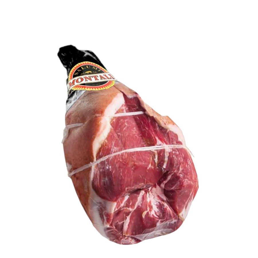 Montali Prosciutto Crudo di Parma stagionato 24 mesi intero disossato addobbo 7/9 kg