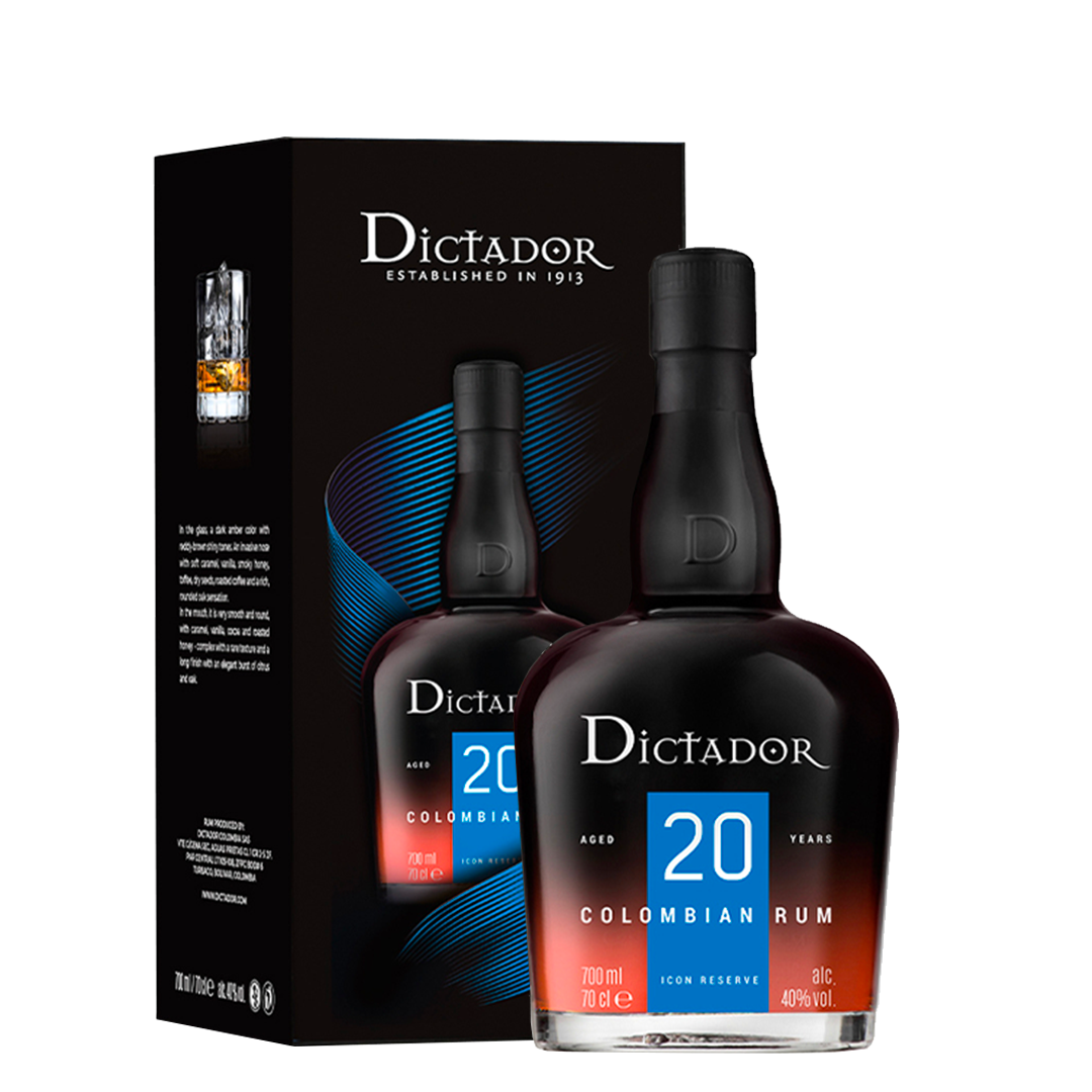 Rum Dictador 20 Years Old 70 cl