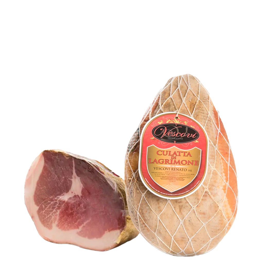 Salumificio Vescovi Culatta di Lagrimone intera 14 mesi 4/6 kg