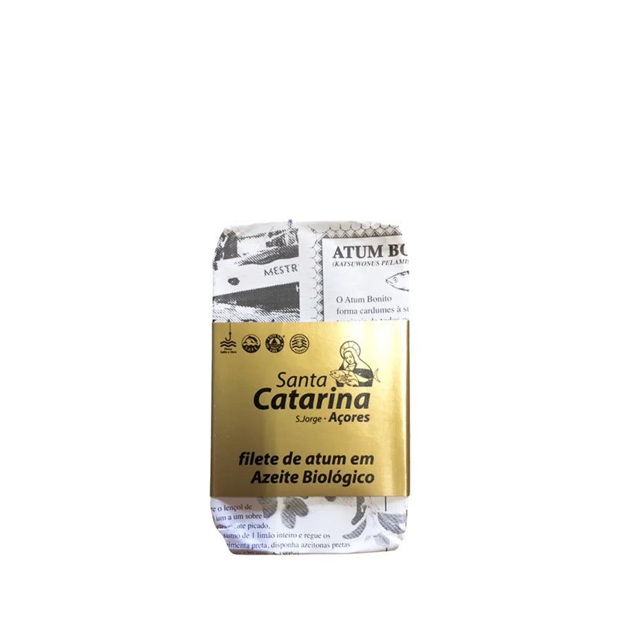 Santa Catarina filetti di tonno in olio di oliva biologico 120 g
