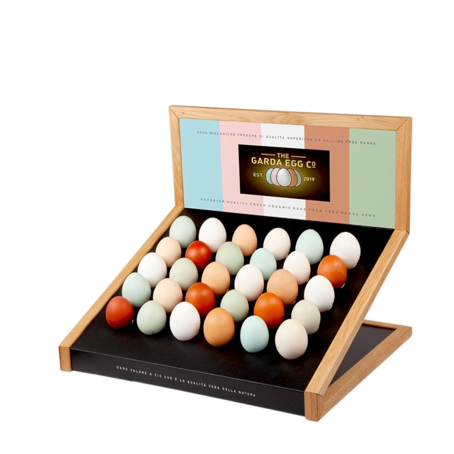 The Garda Egg Espositore in legno per uova