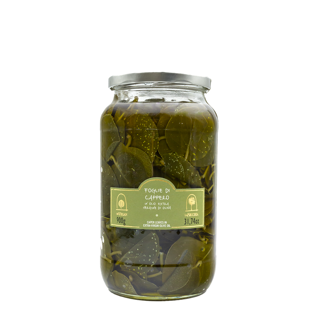La Nicchia foglie di cappero in olio extra vergine d'oliva 900 g