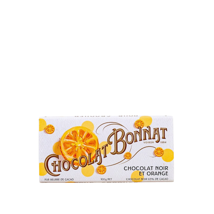 Bonnat tavoletta di cioccolato - Chocolat Noir et Orange 65% Tablettes Fantaisies 100 g