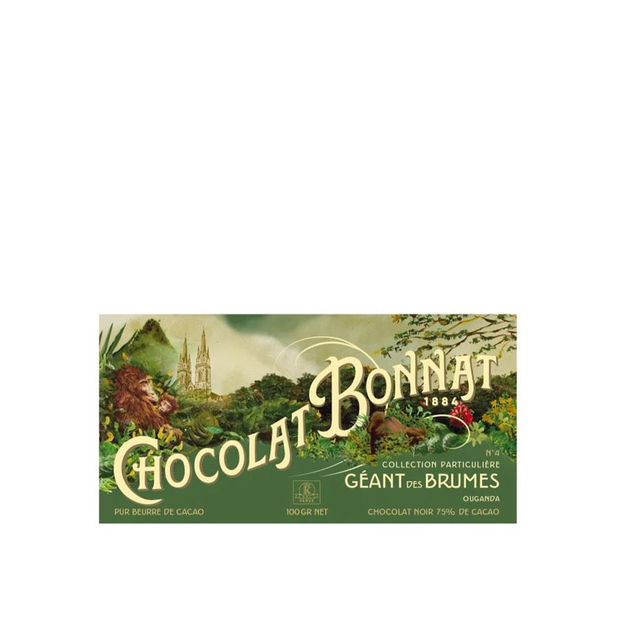 Bonnat tavoletta di cioccolato Gèant des Brumes Uganda 75% Collection Particulière 100 g