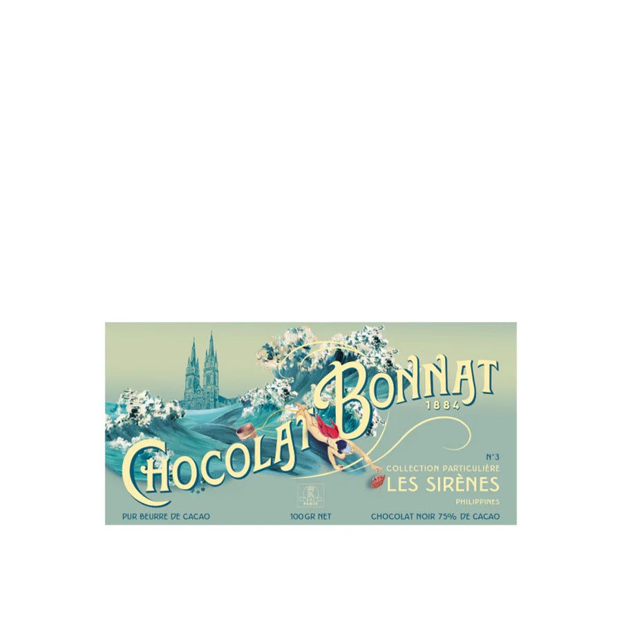 Bonnat tavoletta di cioccolato Les Sirènes Filippine 75% Collection Particulière 100 g