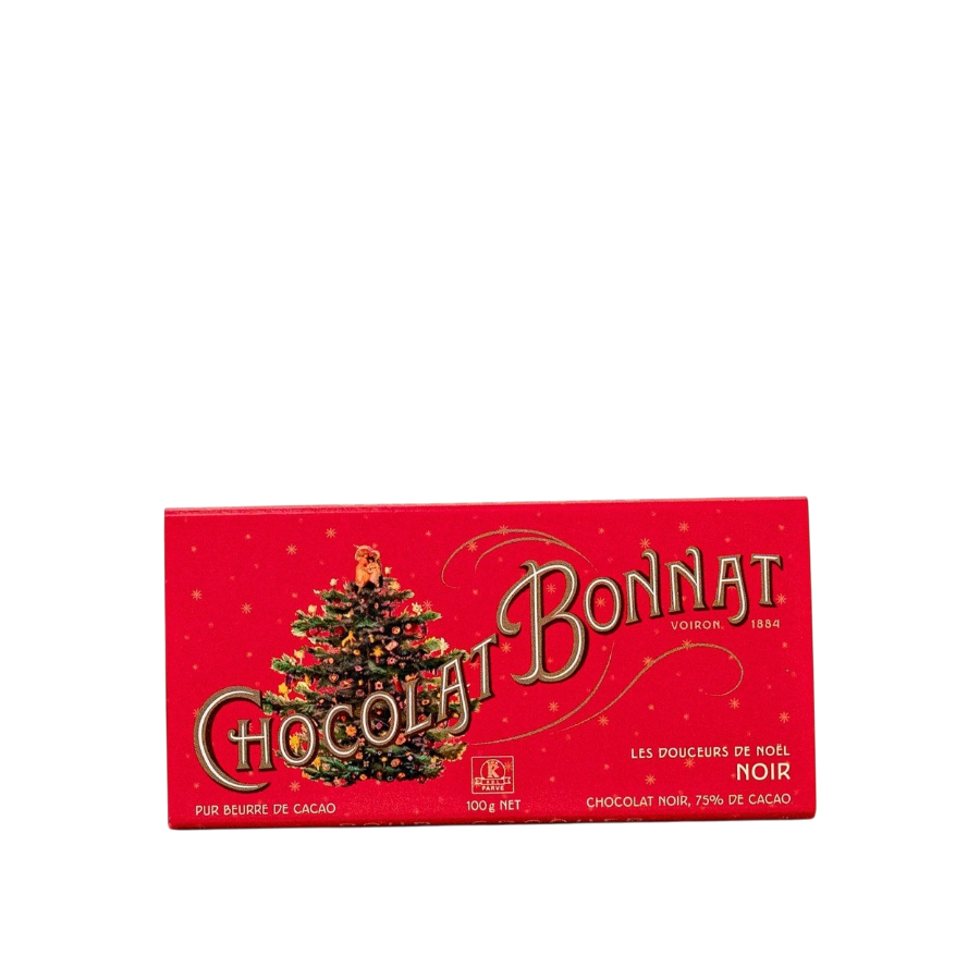 Bonnat tavoletta di cioccolato fondente 75% Edizione Natale 100 g