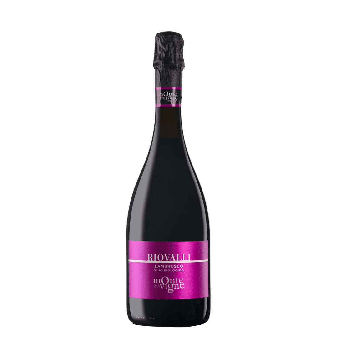 Monte delle Vigne Spumante Brut Riovalli Lambrusco BIO