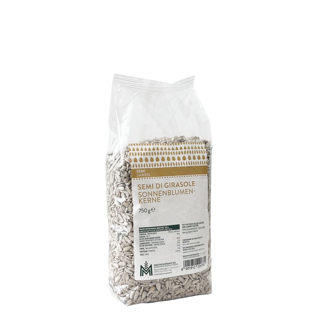 Molino Merano Semi di girasole 1° QUALITÀ 750 g