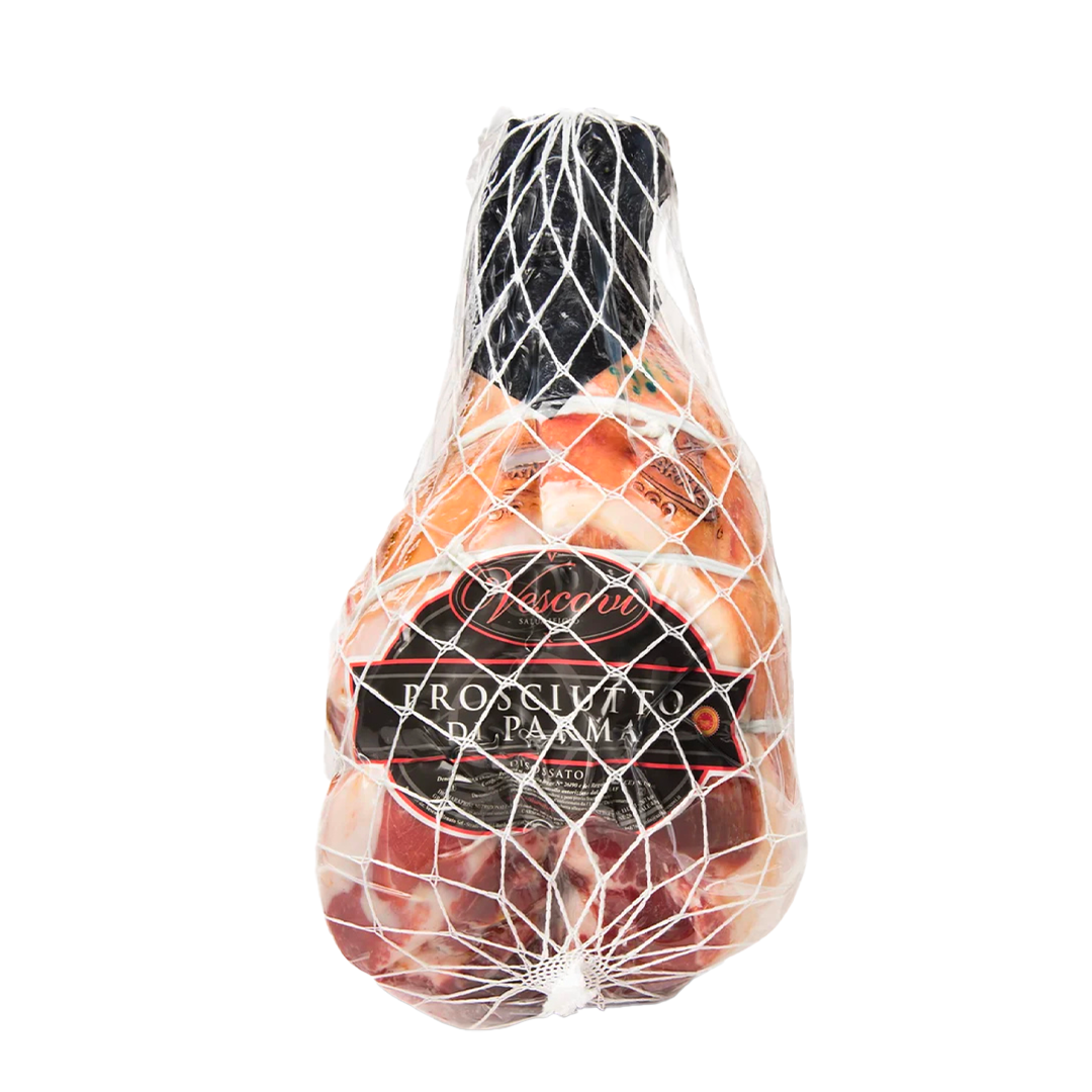 Salumificio Vescovi Prosciutto Crudo di Parma stagionato 18 mesi disossato addobbo 7/9 kg