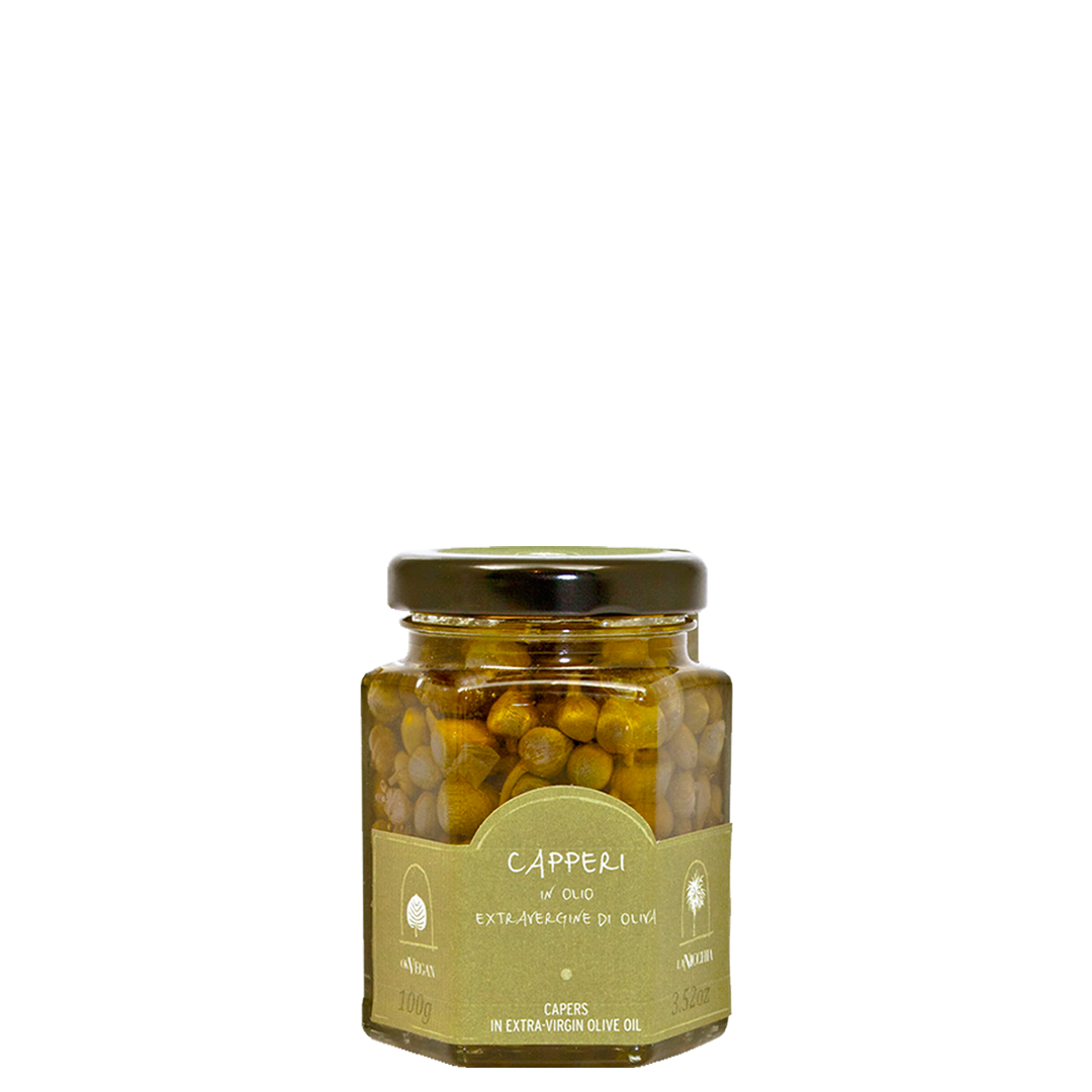 La Nicchia capperi in olio extra vergine di oliva 100 g