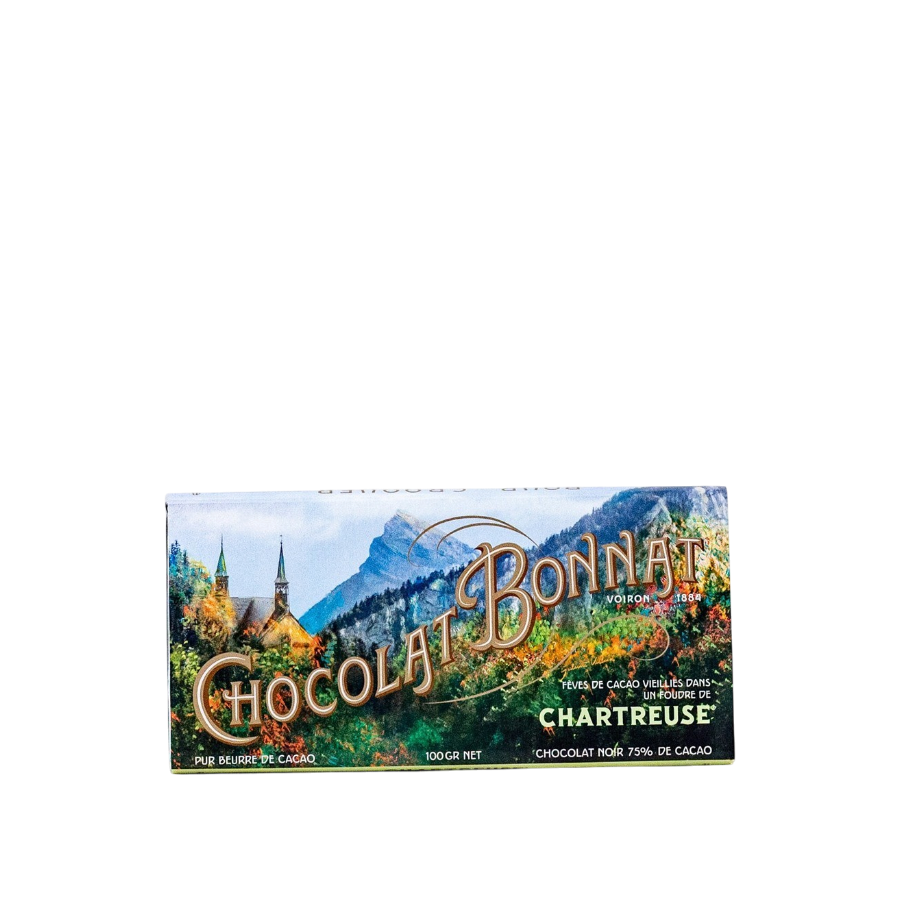 Bonnat tavoletta di cioccolato Fave di Cacao Invecchiate in Botte di Chartreuse 75% Collection Particulière 100 g