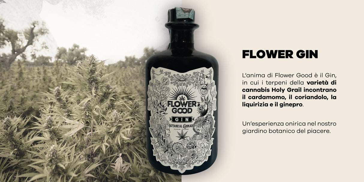 Gin Flower Good Botanical Cannabis 50 cl